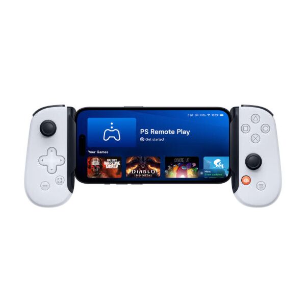 Gamepad Backbone One per Playstation USB-C (2a Generazione) - Bianco