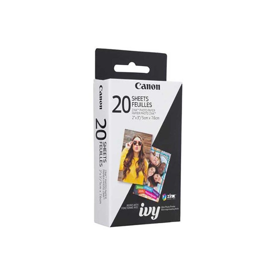 Canon - Fogli di Carta Fotografica ZINK (20 Fogli)