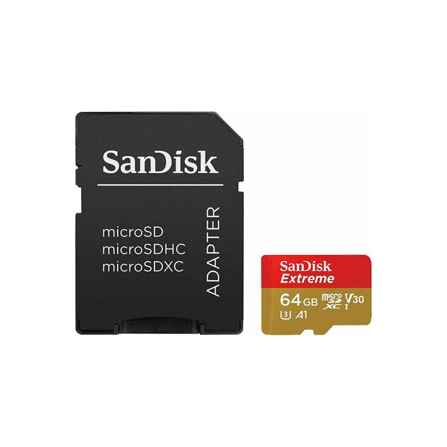 SanDisk Extreme - Scheda microSDXC UHS-I 64GB