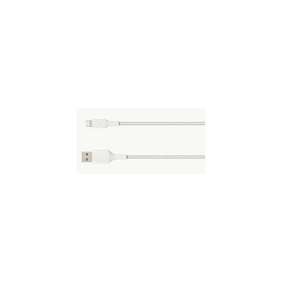 Cavo Intrecciato Da Usb-A a Lightning 0.15m - Bianco