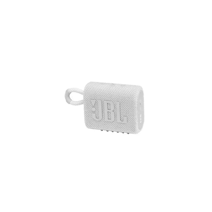 Go 3 White - Speaker Wireless Bluetooth Waterproof Portatile