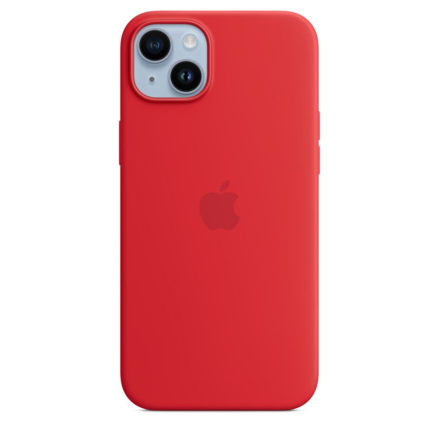 Custodia MagSafe in silicone per iPhone 14 Plus- (PRODUCT)RED