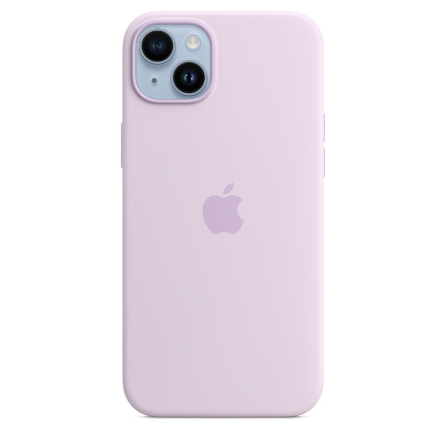 Custodia MagSafe in silicone per iPhone 14 Plus- Lilla