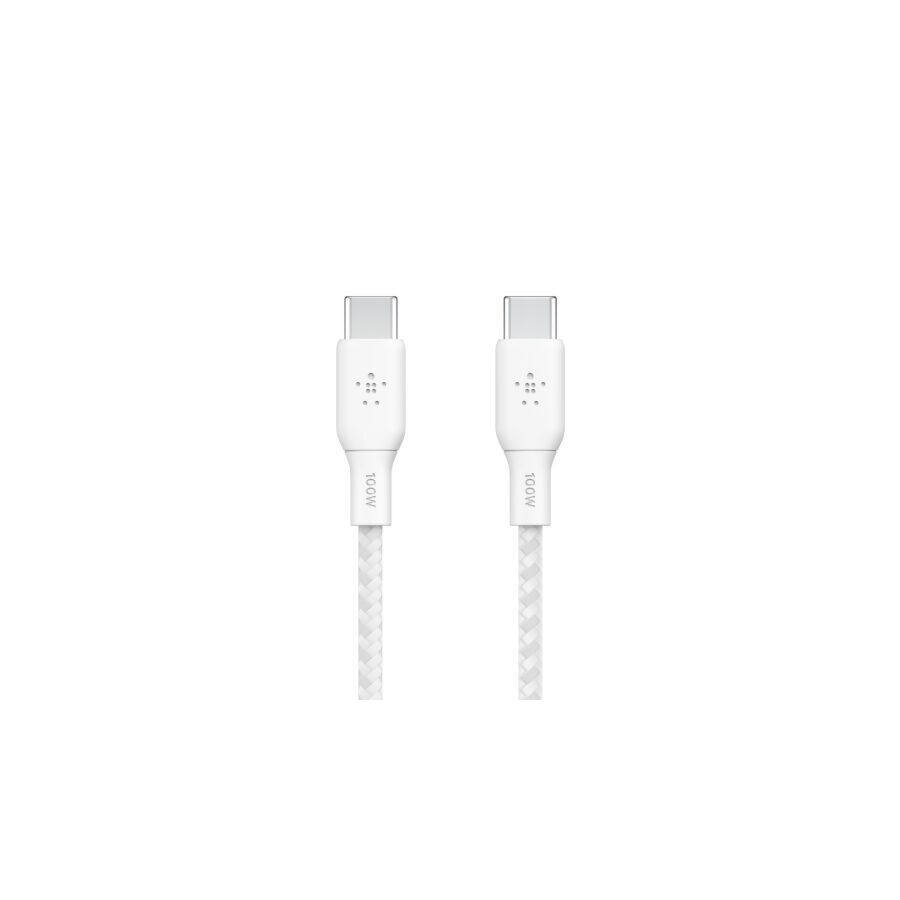 Cavo Intrecciato 100w Usb-C To Usb-C  2m - Bianco