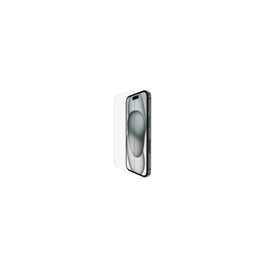 Pellicola in Vetro Temperedglass iPhone 16 e 15 con supporto per l’installazione incluso