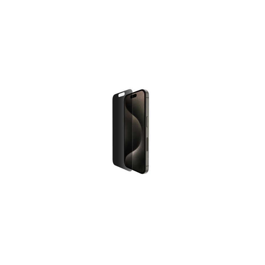 Pellicola Privacy in Vetro iPhone 15 Pro con supporto per l’installazione incluso