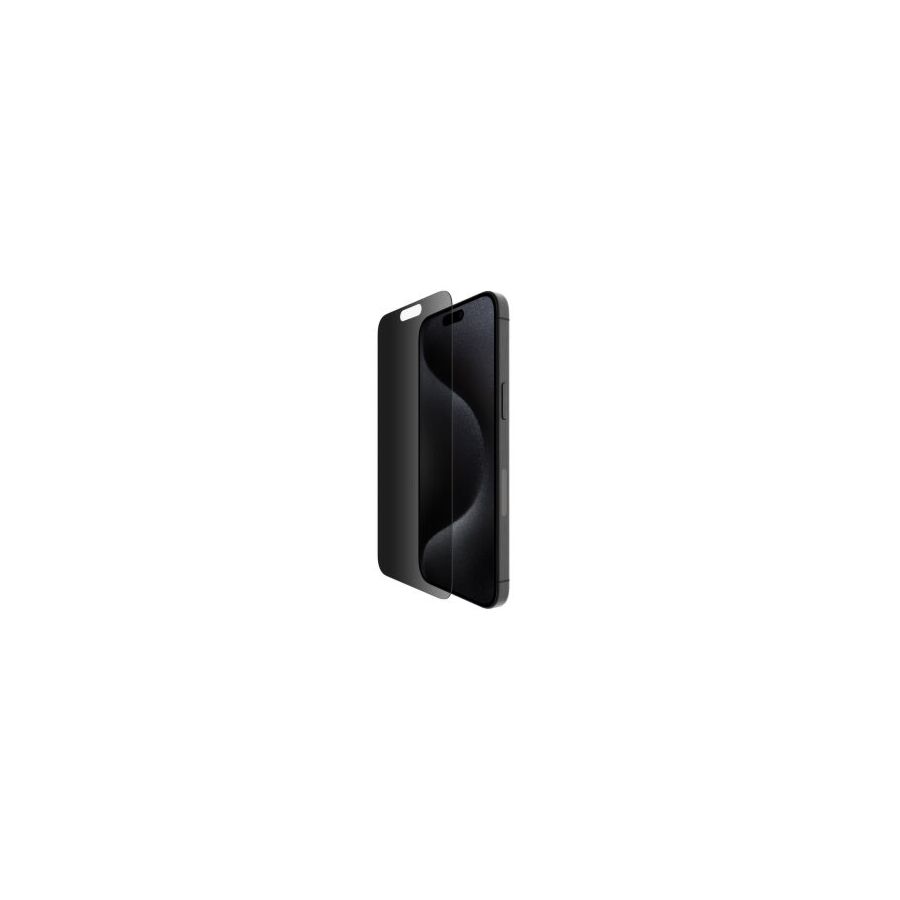 Pellicola Privacy in Vetro iPhone 15 Pro Max con supporto per l’installazione incluso