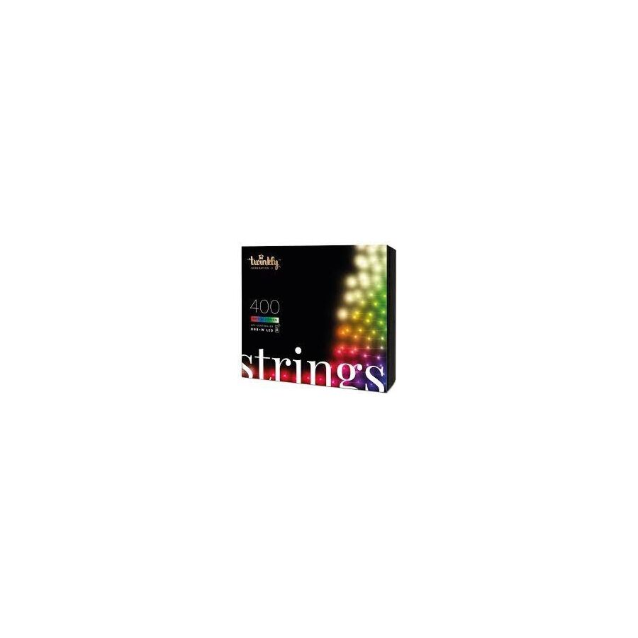 Luci LED intelligenti Twinkly Strings 400 Led - Multicolor + Bianco
