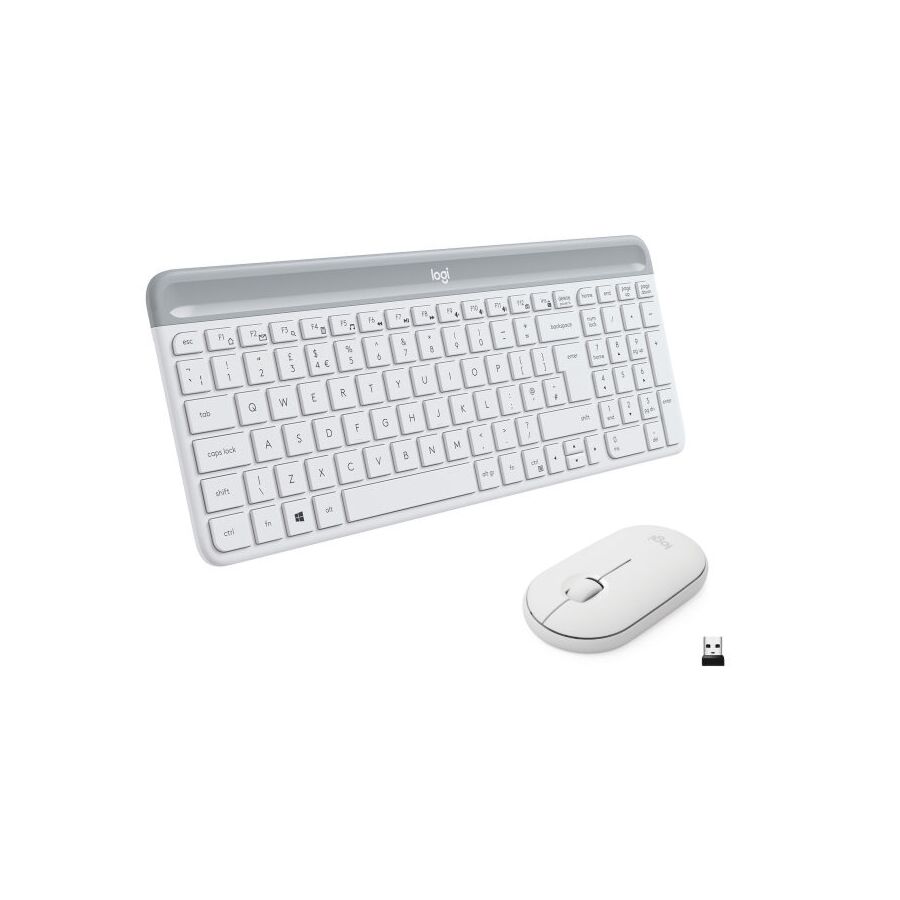 Kit Tastiera e mouse wireless MK470 - Bianco