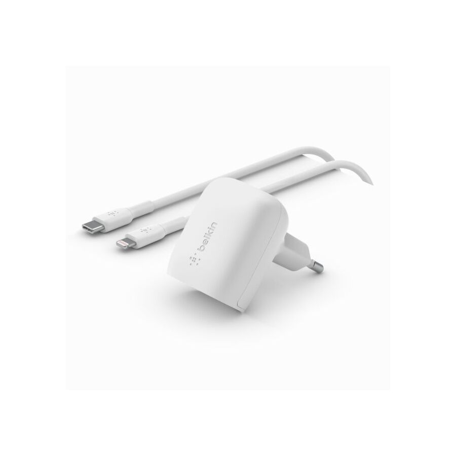 Caricabatterie Da Parete USB-C 20W USB-C-LTG 1 Mt - Bianco