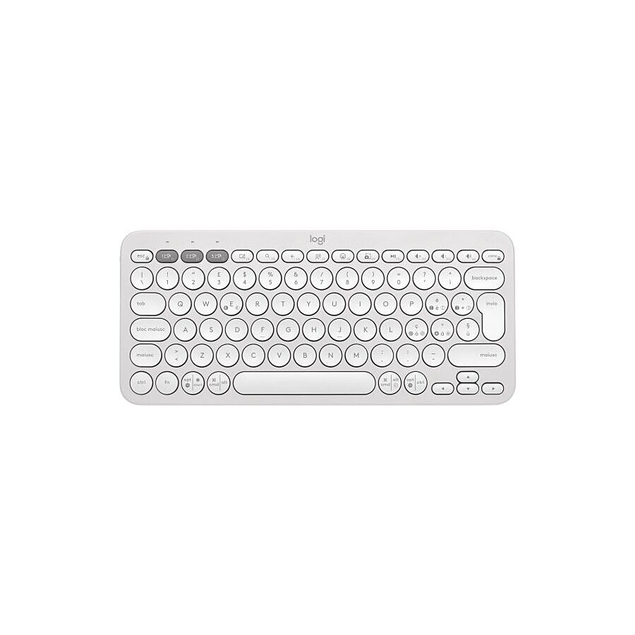 Tastiera Bluetooth Pebble Keys 2 K380s - Bianco