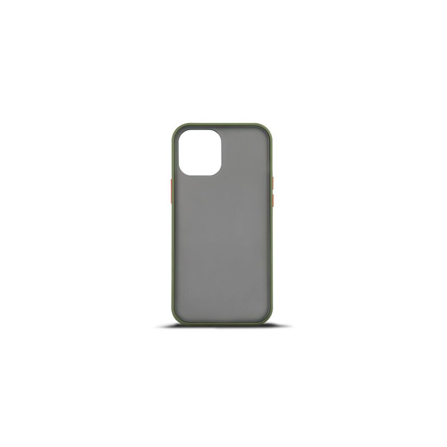Custodia Foggy semitrasparente per iPhone 13 - Verde