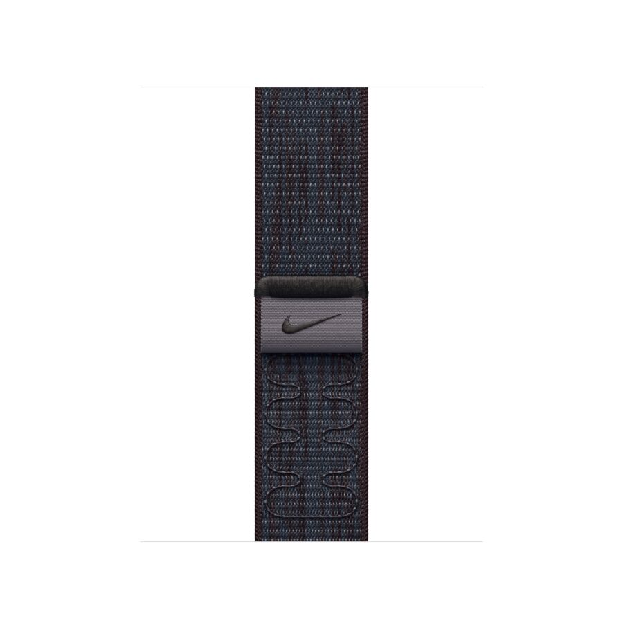 Cinturino 42mm Nike Sport Loop - Nero/BLu
