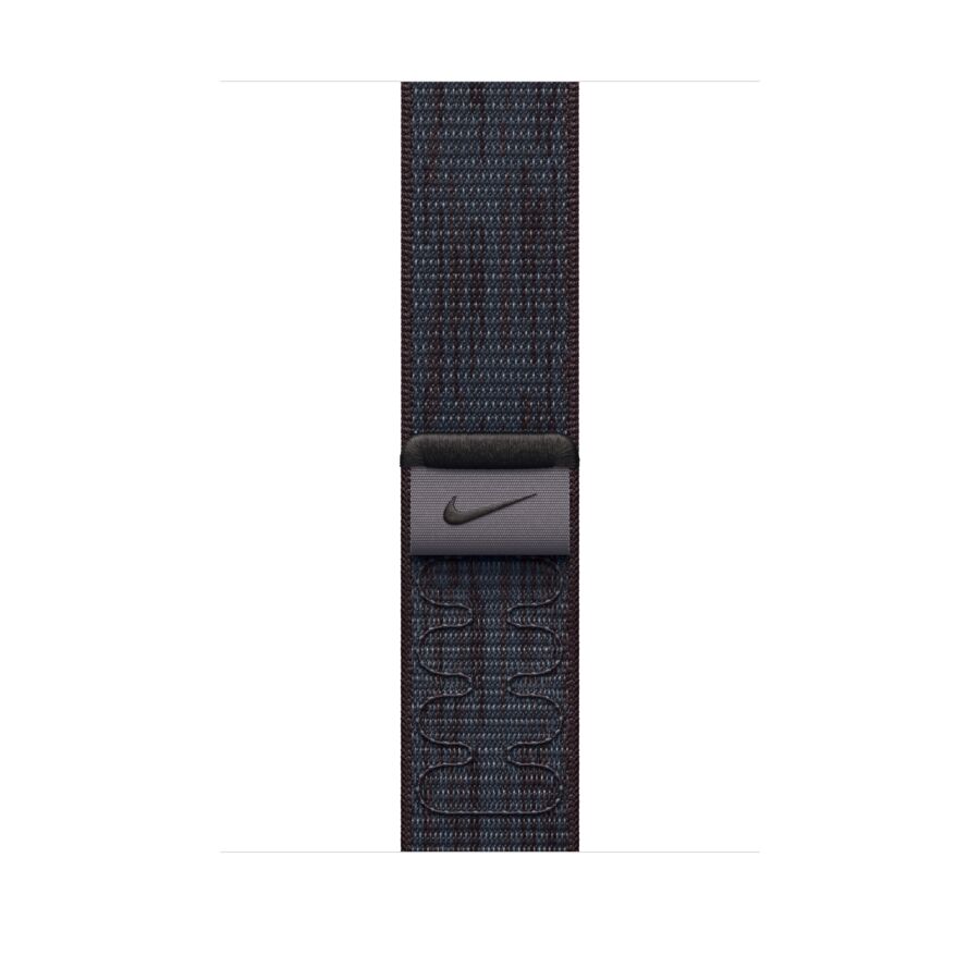 Cinturino 46mm Nike Sport Loop - Nero/Blu