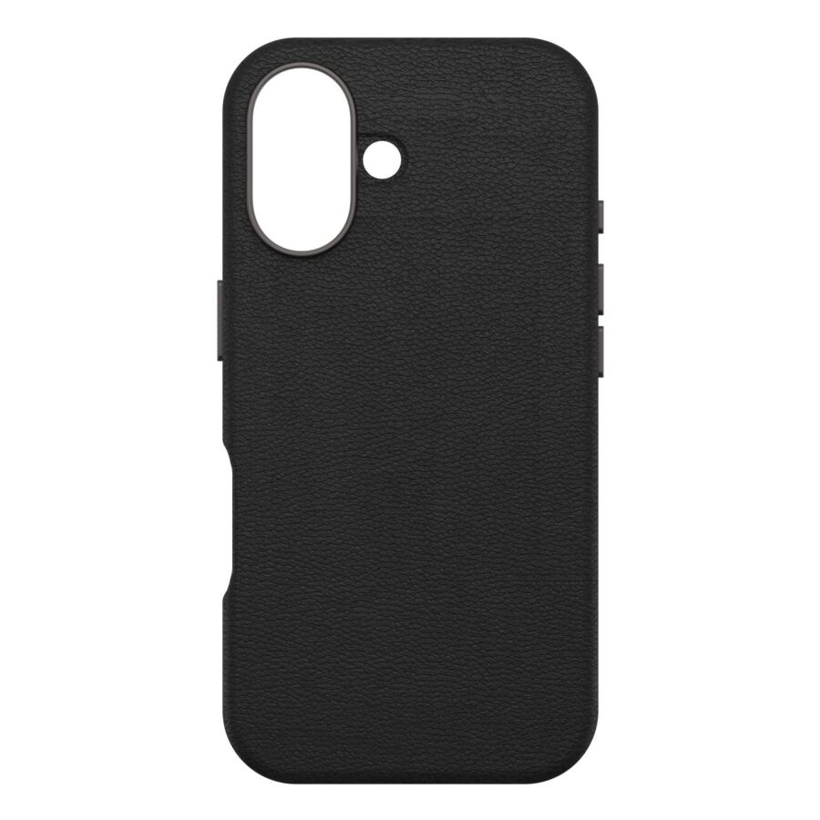 Custodia Symmetry Pelle di Cactus per iPhone 16 - Nero