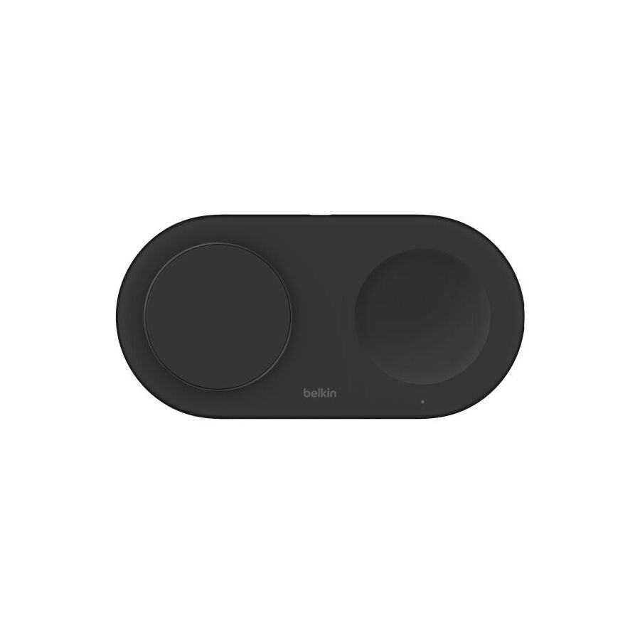 Tappetino Di Ricarica Wirless Magnetico 2in1 15w Qi2 - Nero