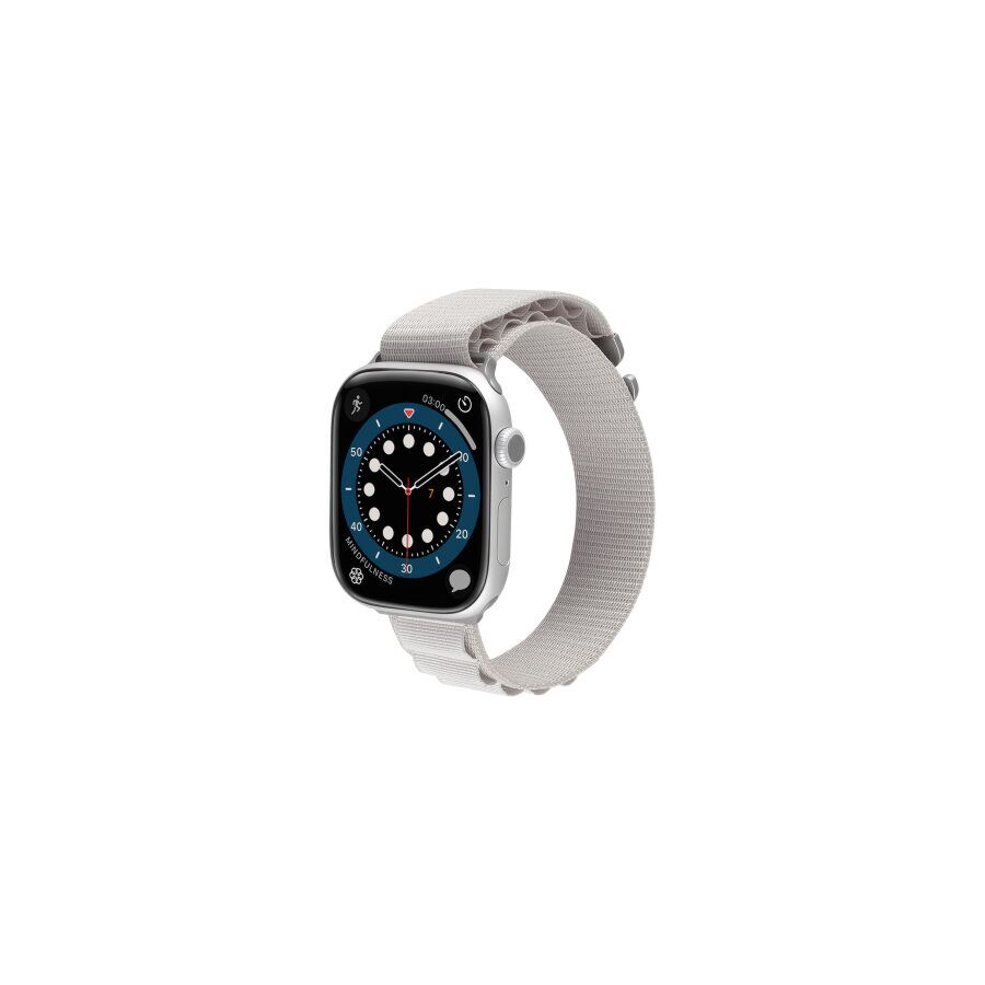 aiino Vertical - Cinturino Beige per Apple Watch Series 4-10 con cassa 44-49mm