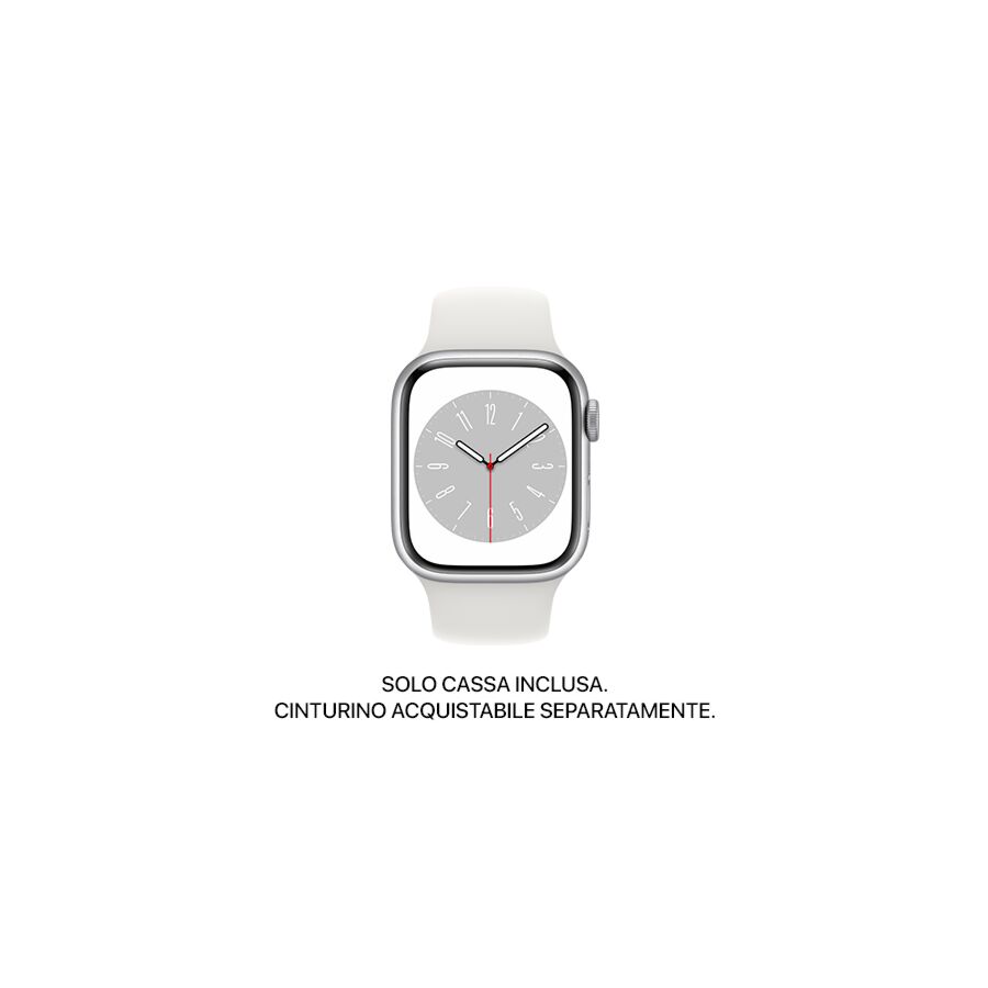 Apple Watch Series 8 GPS 41mm alluminio argento -