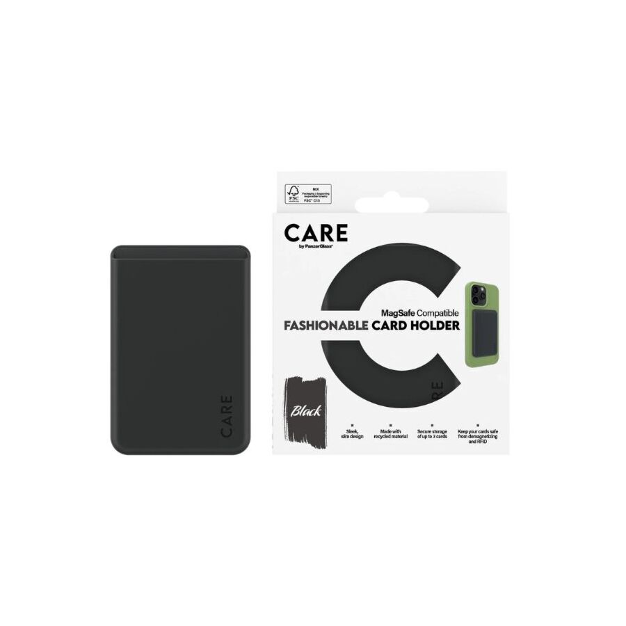 Portafoglio MagSafe CARE PanzerGlass - Nero