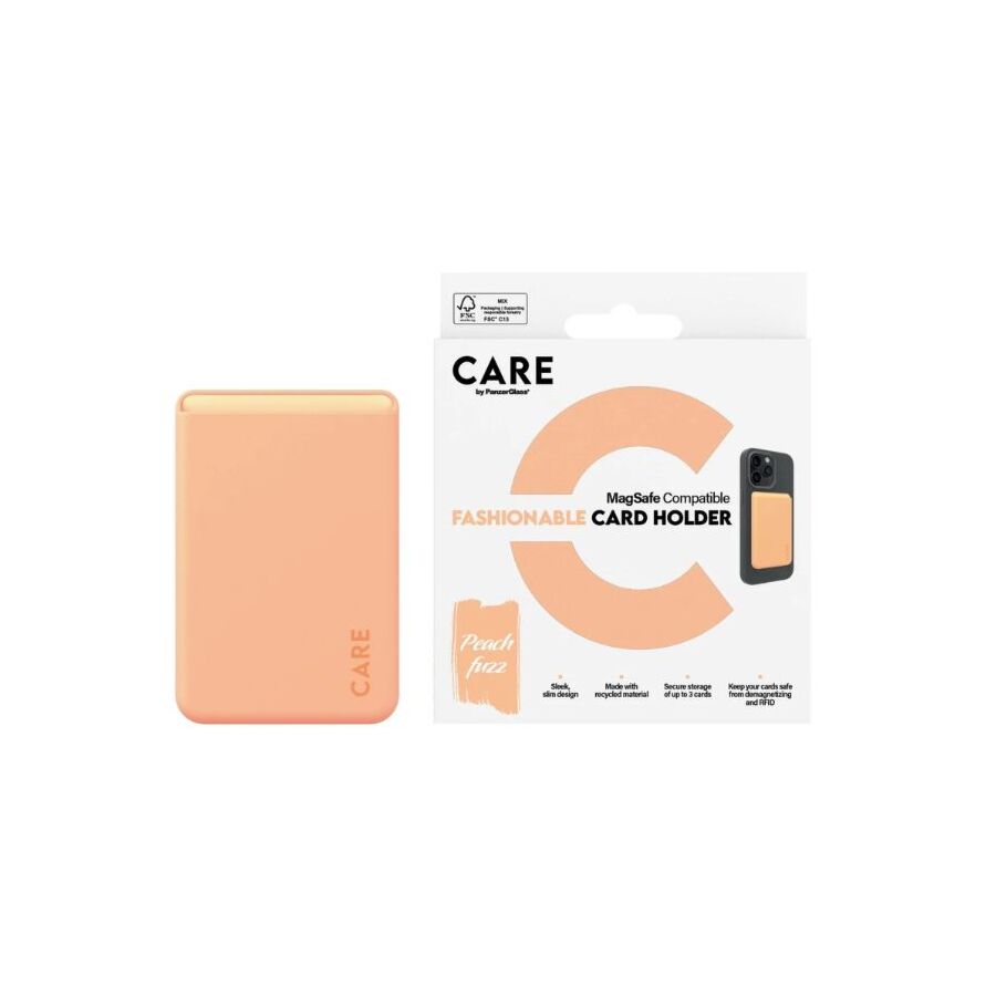 Portafoglio MagSafe CARE PanzerGlass - Rosa Pesca
