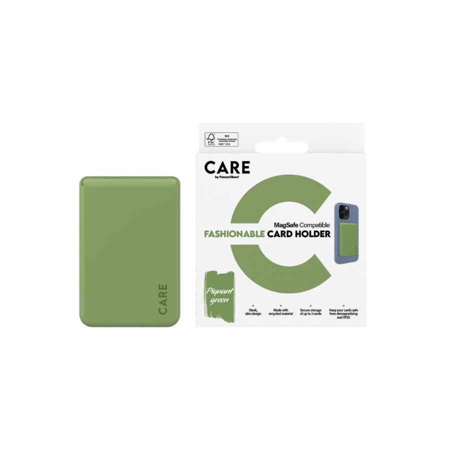 Portafoglio MagSafe CARE PanzerGlass - Verde