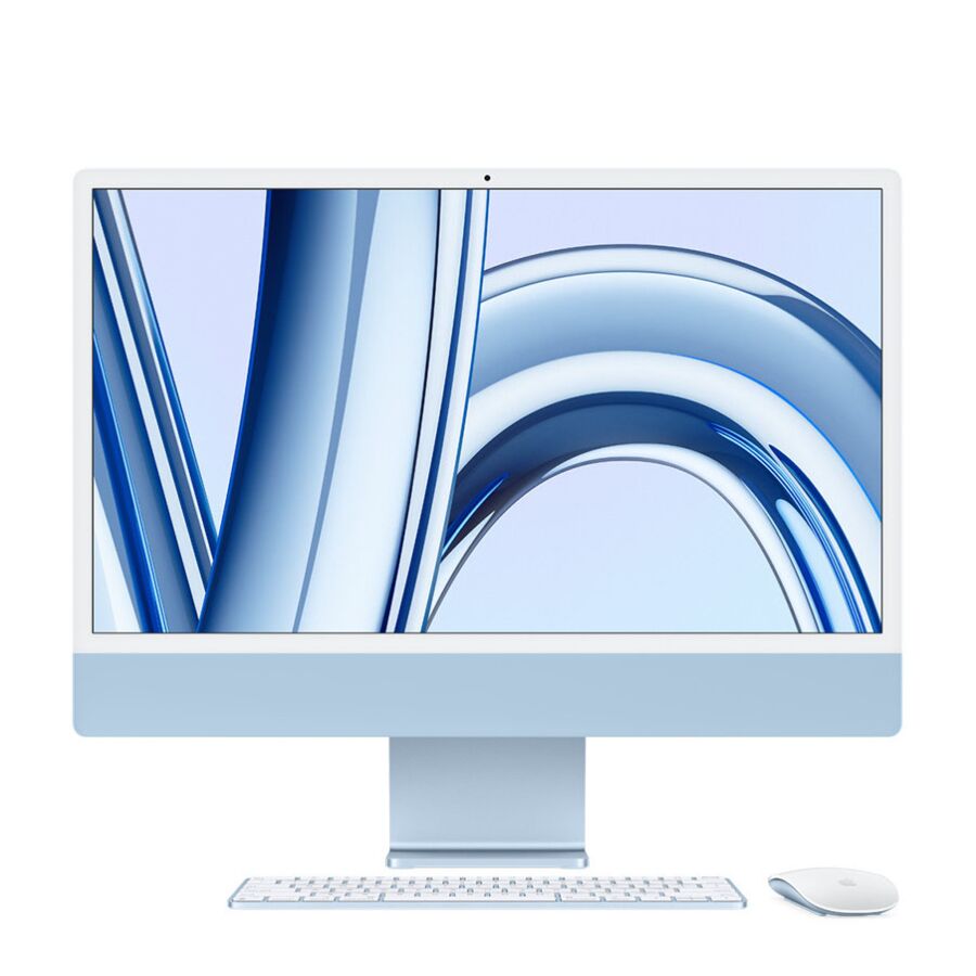 iMac 24" Display Retina 4.5K - Chip M3  con 8‑core CPU e 10‑core GPU - Archiviazione da 512GB SSD e 8GB di memoria unificata con Magic Keyboard con Touch ID