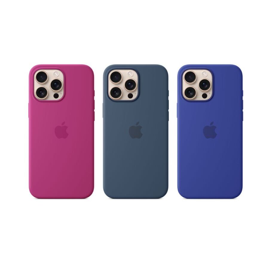 Custodia MagSafe in silicone per iPhone 16 Pro