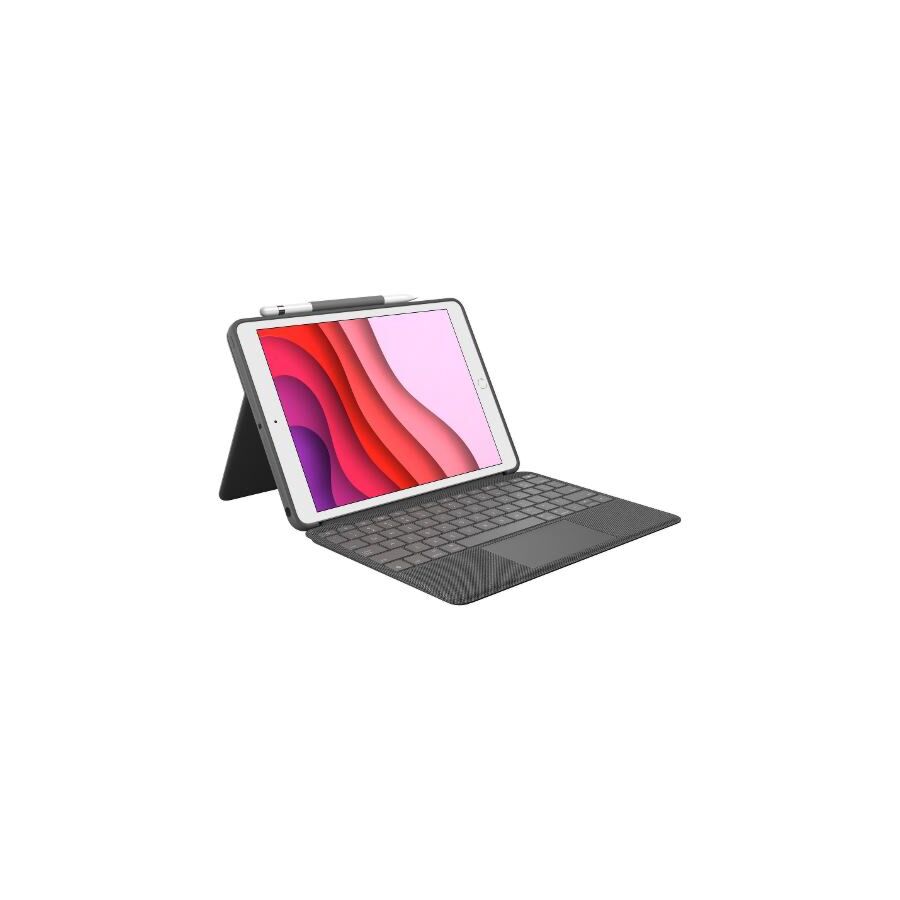 Custodia Combo Touch con tastiera retroilluminata e rimovibile con trackpad e Smart Connector per iPad® (7ª, 8ª, 9ª generazione)