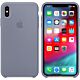 Custodia Apple in silicone per iPhone XS Max - Grigio lavanda