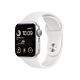 Watch SE GPS - Cassa in Alluminio Argento con Cinturino Sport Bianco - 40mm