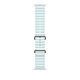 Cinturino Ocean 49 mm Titanio naturale - Blu Ghiaccio