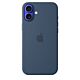 Custodia MagSafe in silicone per iPhone 16 Plus - Denim