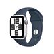 Apple SE GPS Cassa in Alluminio Argento con Cinturino Sport Blu Tempesta - M/L