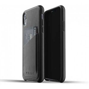 Mujjo - Custodia/Portafoglio per iPhone XR - Nero