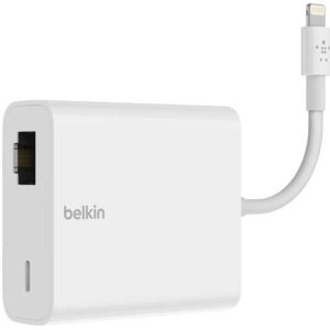Belkin - Adattatore Ethernet + Alimentazione con Connettore Lightning