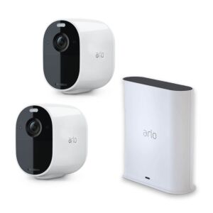Telecamere di Sicurezza senza fili Arlo Essential - Kit 2 Telecamere con Base SmartHub