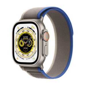 Watch Ultra GPS + Cellular - 49mm- Cassa in Titanio con Cinturino Blue/Gray Trail - M/L