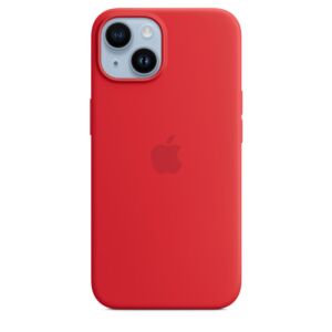 Custodia MagSafe in silicone  iPhone 14 (PRODUCT)RED
