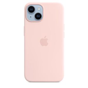 Custodia MagSafe in silicone per iPhone 14 - Rosa Creta