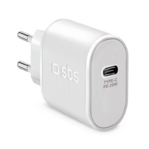 Caricabatterie 20 watt con porta Usb-C - Bianco