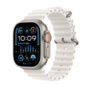 Watch Ultra 2 GPS + Cellular - Cassa 49mm in Titanio con Cinturino Ocean Bianco
