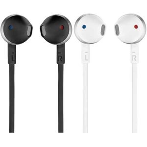 JBL T205 Black - Cuffie Auricolari con Comando Microfono