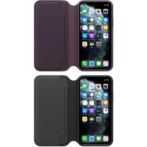 Custodia folio Apple in pelle per iPhone 11 Pro