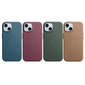 Apple Custodia MagSafe tessuto FineWoven iPhone 15