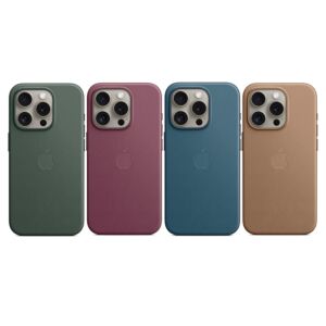Apple Custodia MagSafe tessuto FineWoven iPhone 15 Pro